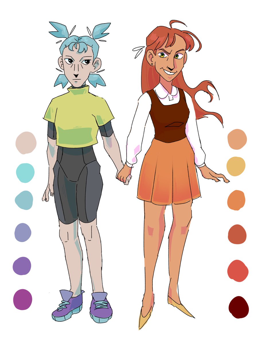 limeskink's tweet photo. Since Playing Fair is up now, here’s a bunch of development of Sarah and D.D. ! 
I love these kids so much
#WebtoonCallToAction #playingfair https://t.co/Ir5WwnXNmi