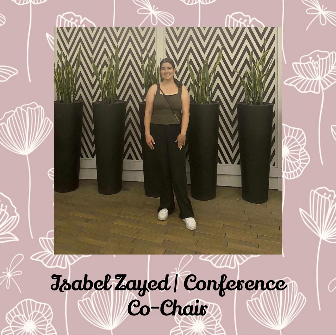 swe_uiowa's tweet photo. Introducing our second Conference Co-Chair, Isabel Zayed! https://t.co/YjoOsnGbhk