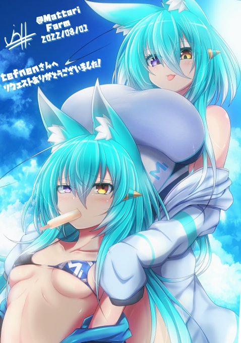 ダブルミドリアちゃん納品しました!
ご依頼ありがとうございました!https://t.co/8knn61XMg3 #Skeb #Commission 