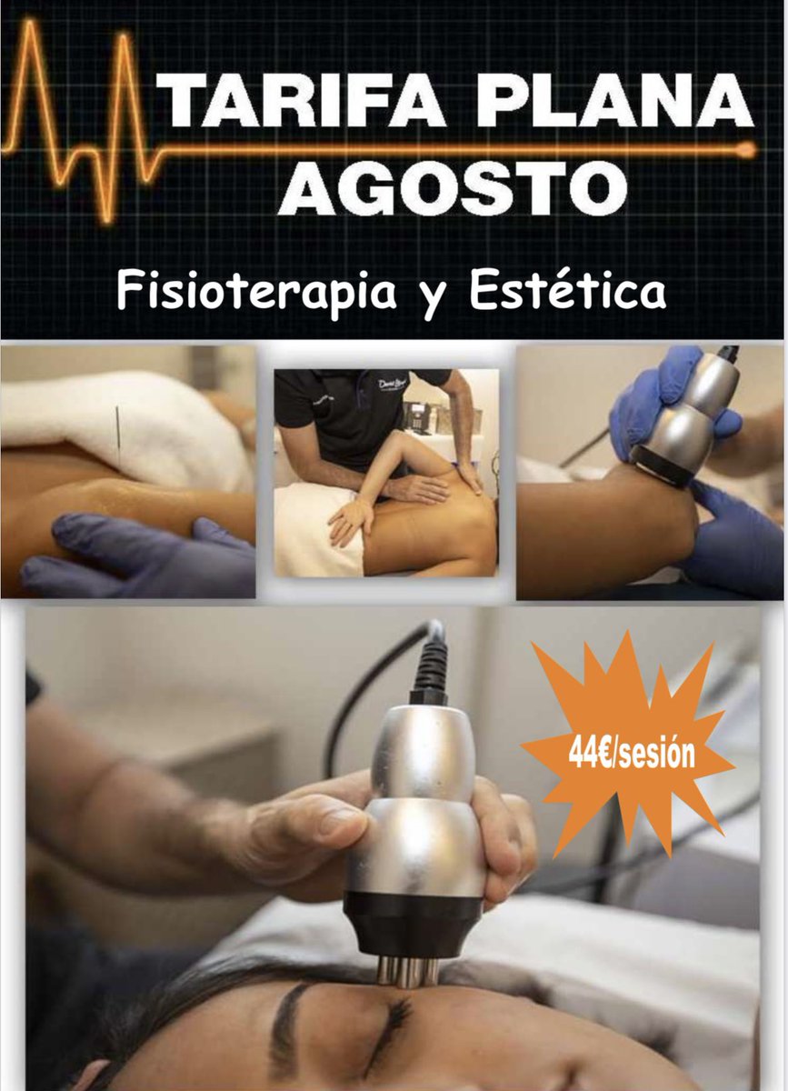 TARIFA PLANA agosto
44€/sesión