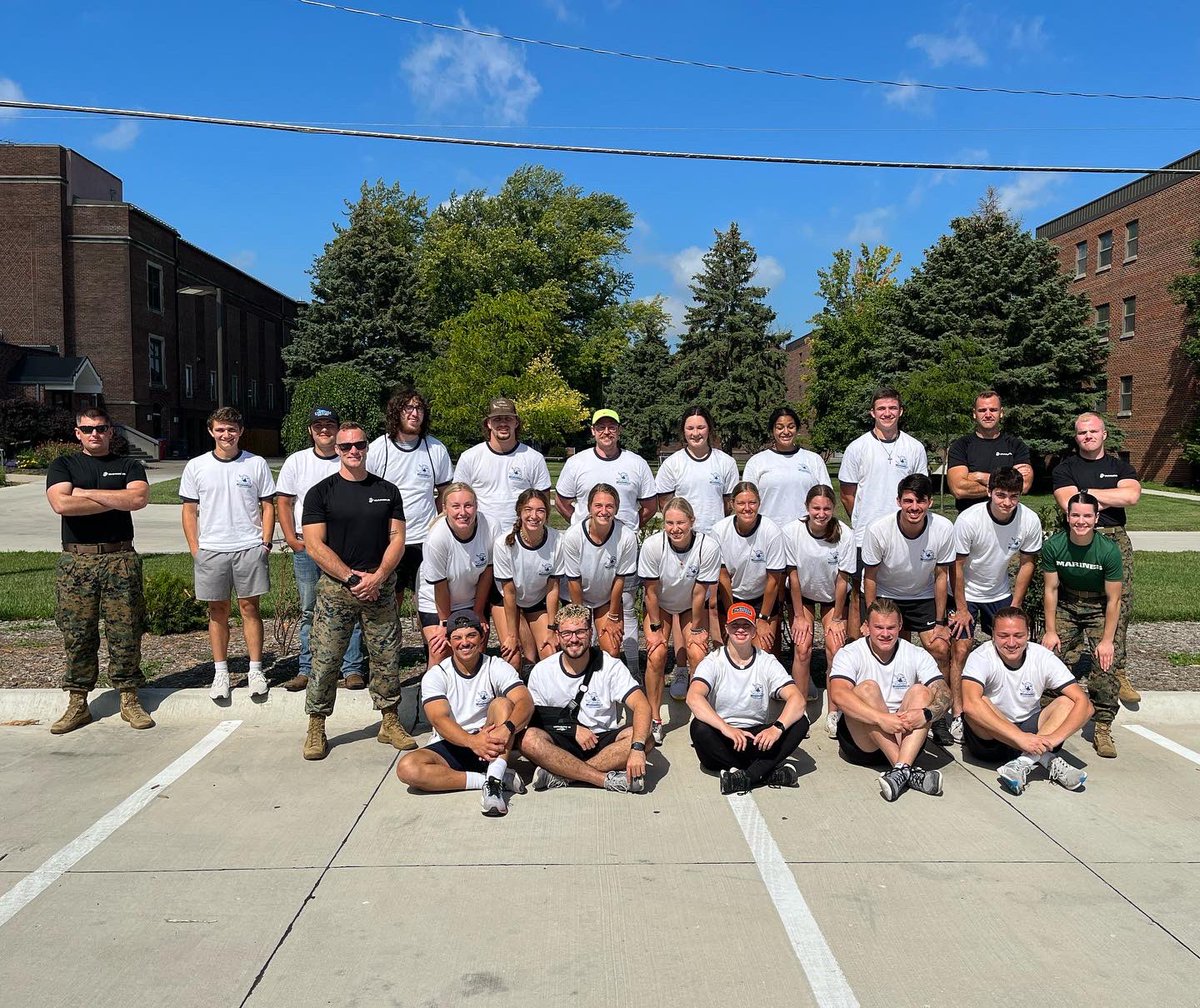 WarriorSkillsMU's tweet photo. This weekend we had 22 students take part in the Warrior Leadership Academy. Congrats to these students for being nominated by their coaches and completing 24 hours of leadership training! Huge shout out to the US marines for hosting this event &amp; @LCHAT1 for coming back to speak https://t.co/ylKvmYGsfV