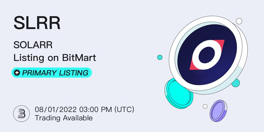 Coin : SLRR
Info : @solarrxyz
Exchange : Bitmart.com/en?r=3U5nut
$SLRR #cryptocurrencies