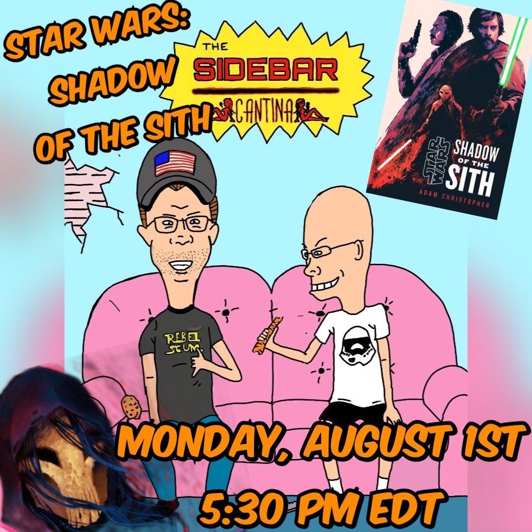 sidebarcantina's tweet photo. We invite you to join us in the live chat tomorrow at 5:30 pm edt, as Jason & Dave discuss the new Star Wars novel “Shadow of the Sith”! Subscribe to The Sidebar Cantina on YouTube, & don’t forget to ding that bell for notifications!
#starwars #shadowofthesith #adamchristopher https://t.co/QqNbCVM35D
