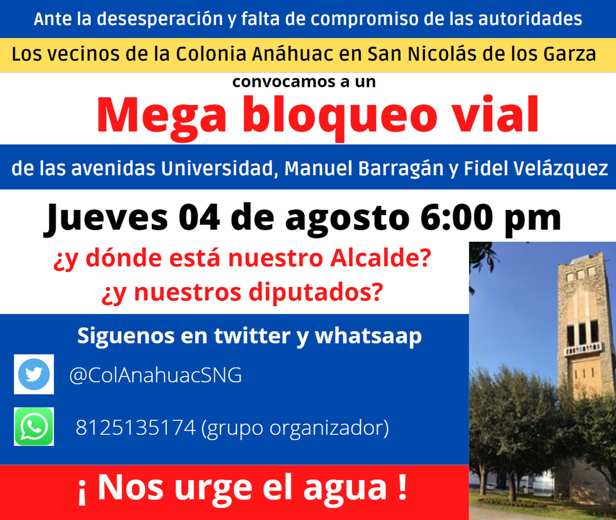 Colonia Anahuac, San Nicolas de los Garza (ColAnahuacSNG) / Twitter