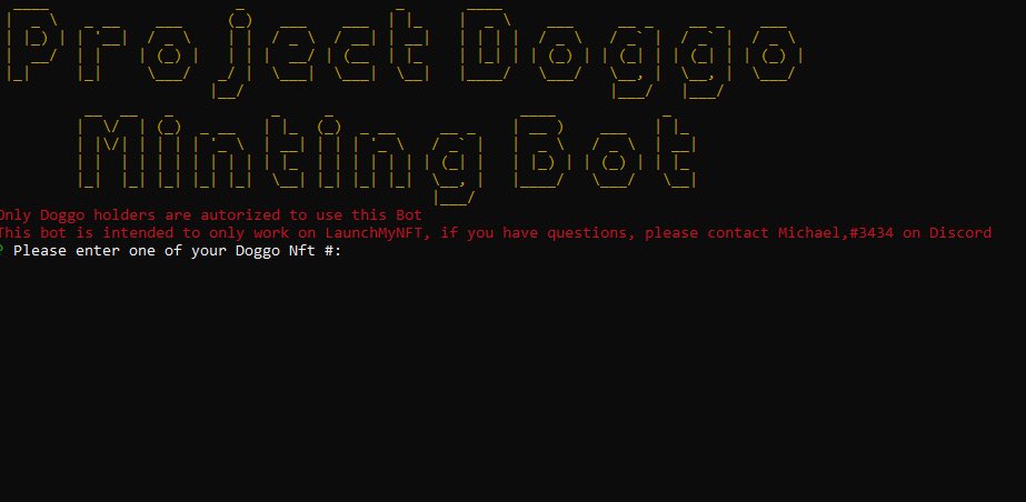If you guys aren’t bullish yet, here is a reason:

We just released our LMNFT Minting Bot to holders. All you need to access it is one Project Doggo NFT. It has been tested and works and is OFFICIALLY LIVE

Grab your Doggo before it’s too late. More to come