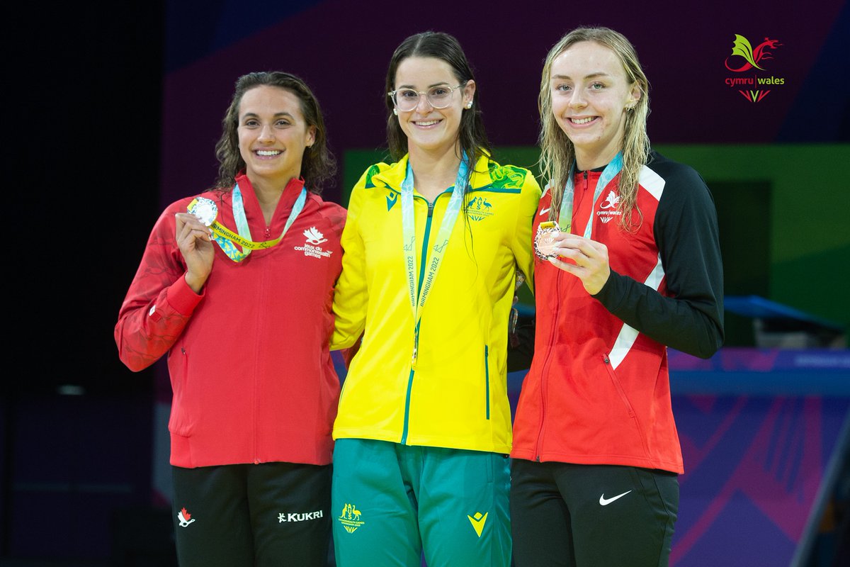 SwimWales's tweet photo. 🥉🥉 @LilyRice_WCMX &amp; @MediHarris bag brilliant bronze medals!!

🏴󠁧󠁢󠁷󠁬󠁳󠁿What a night. Read our report from a super Sunday of action at Sandwell!

https://t.co/rbnZOtlNQ7

#B2022 @TeamWales https://t.co/OVk8uByUis