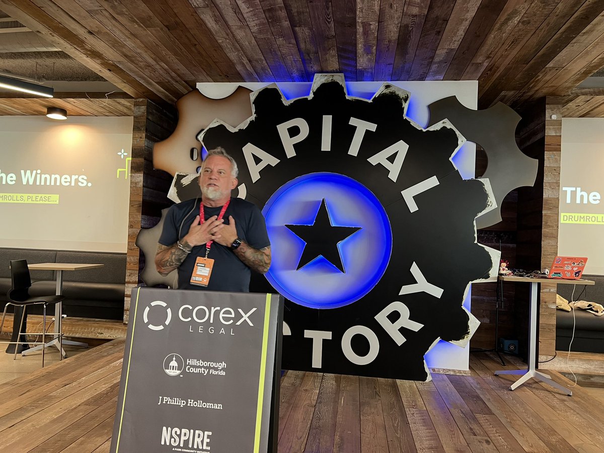 gregdrm's tweet image. Back enjoying #startupbus2022 pitches at the @CapitalFactory thanks to @TheStartupBus and @CorexLegal
