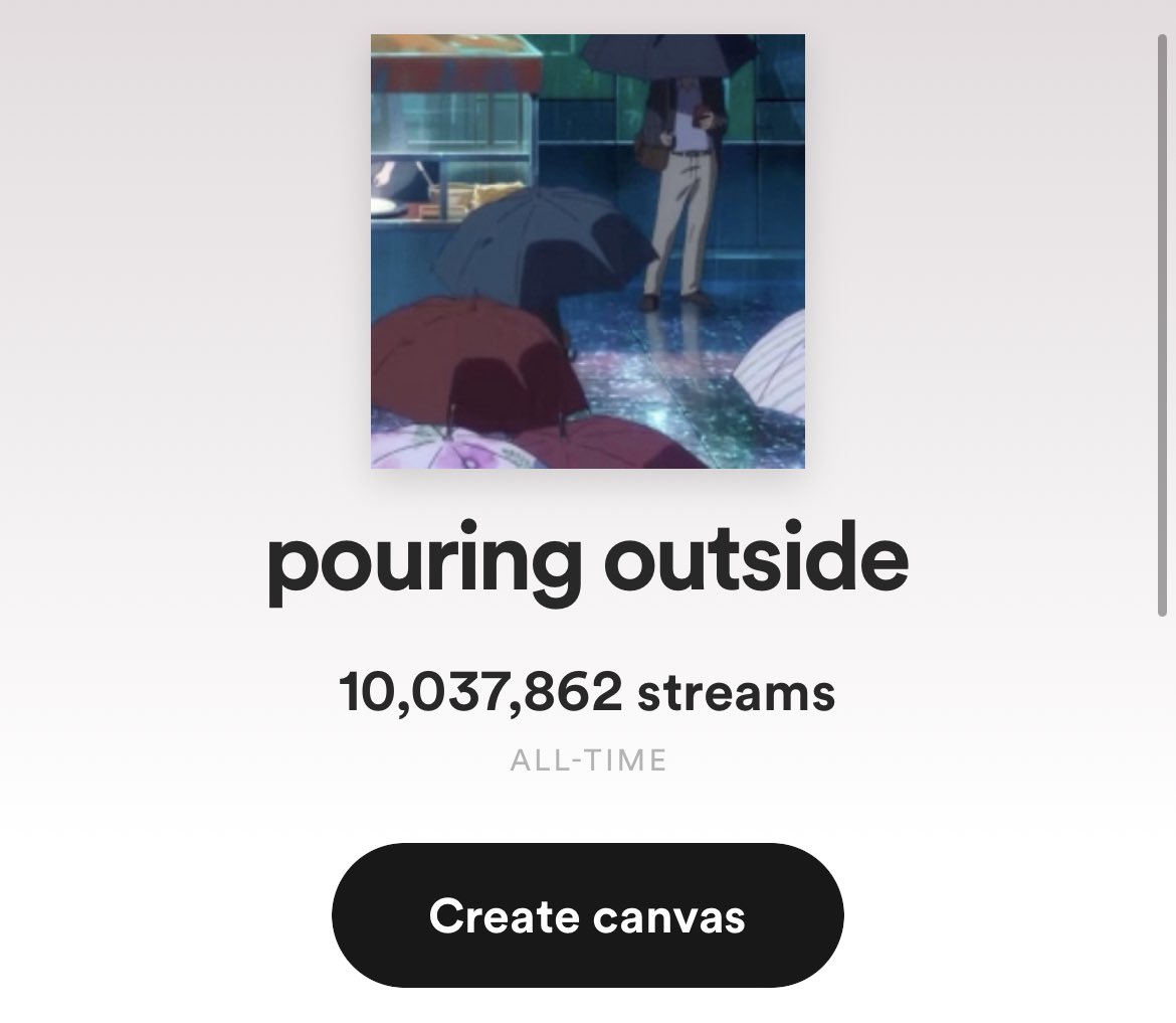 omg 10M on the rain song thank u guys sm &lt;3