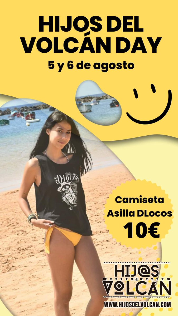 HijosDelVolcan's tweet photo. Apunta ¡5 y 6 de agosto! https://t.co/nnvPI5lxTo day

#Canarias #TiendaOnline https://t.co/75YMw6rVNm