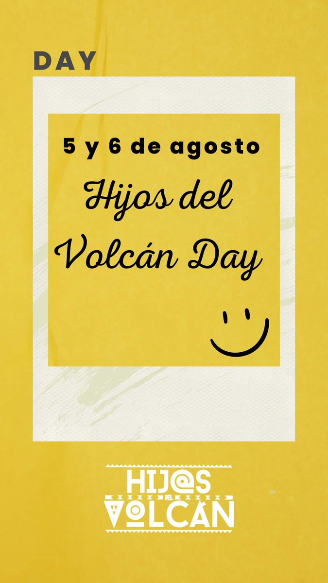 HijosDelVolcan's tweet photo. Apunta ¡5 y 6 de agosto! https://t.co/nnvPI5lxTo day

#Canarias #TiendaOnline https://t.co/75YMw6rVNm
