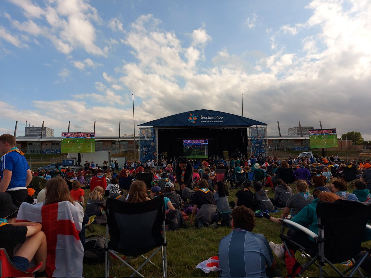 Fantastic atmosphere for the women's Euro 22 final & a win for England! @PoacherLincs #womenseuros2022