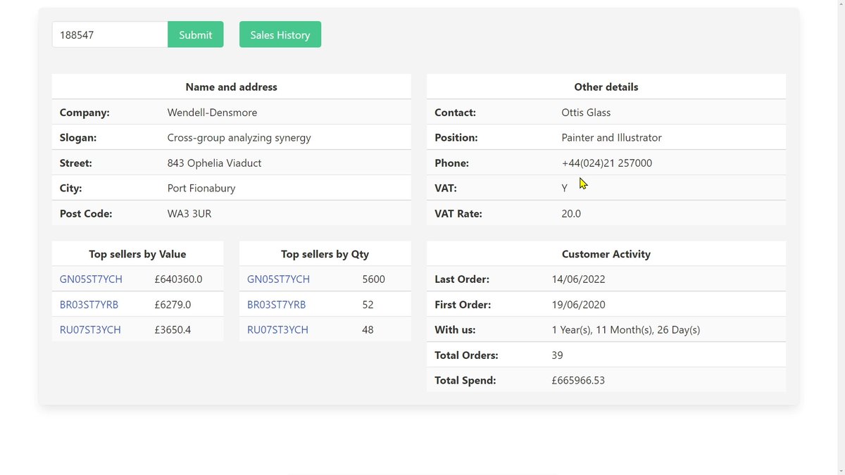 gebsystems's tweet photo. Using Excel as a backend has been quite fun tbh. A full demo (with code) that showcases what can be done with your rusty 178 xlsx files. This "system" will be a good example of integrating #gebwms for stock.

Video:
https://t.co/vEtymdyDpX

#SMEUK #SocEnt #Excel #php #bulmacss https://t.co/u4oV1jOmwz