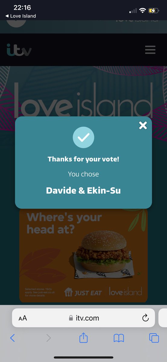 Saving the second vote for Indiyah &amp; Dami cos I’d be happy with either! ❤️#LoveIsland