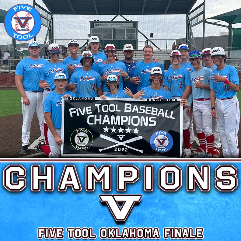 🏆CHAMPIONS🏆

Congrats to <a href="/MVPBaseballOK/">MVP Baseball</a> on winning the 15U Open division of the <a href="/FiveTool/">Five Tool Baseball</a> Oklahoma Finale!

#WatchEm