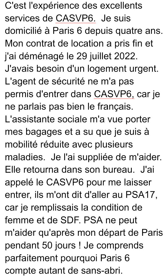 skf_tsang's tweet photo. @mairie6paris @jp_lecoq 
Maire de Paris a jeté les malades à la rue https://t.co/HjVPcPVz6n