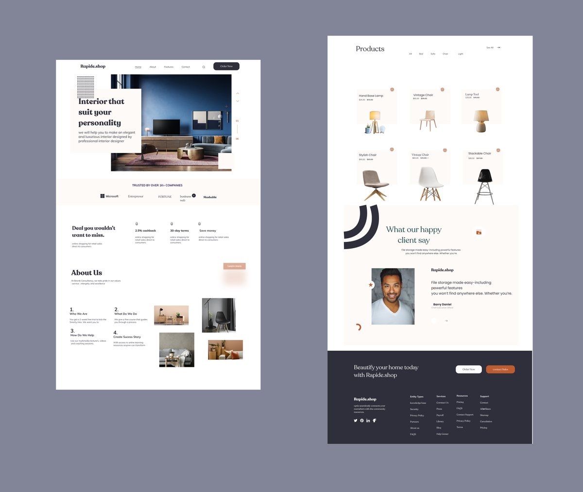 __Heesha__'s tweet photo. Day30 Task
Design an eCommerce landing page
#30daysUIChallenge #uiuxdesign #Julychallenge
Challenge Host @ifekitanpr 
@theangelofpc 
#designthinking #designtwitter #ecommorce #interior https://t.co/YteLTZ2DGe