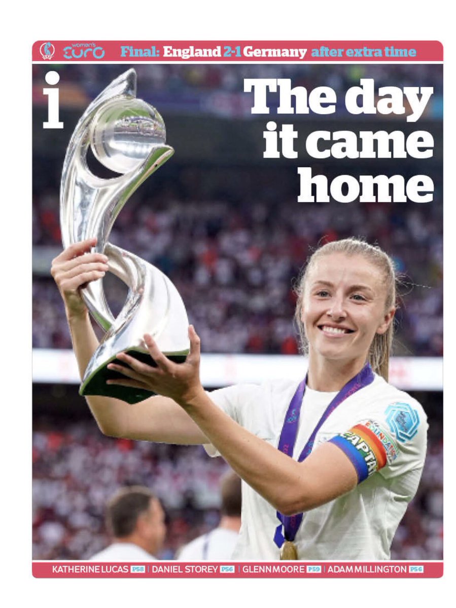 voshans's tweet photo. De voorpagina’s…
#WEURO2022 #Lionesses
#ENGGER #ENGDUI #ENG https://t.co/MQORrdsBtg