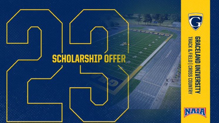 kaaysmithh's tweet photo. After having an amazing call with @Coach_QH of @GracelandU_TFXC , I have been blessed to received my first track and field offer! https://t.co/uxbeoWsTX7