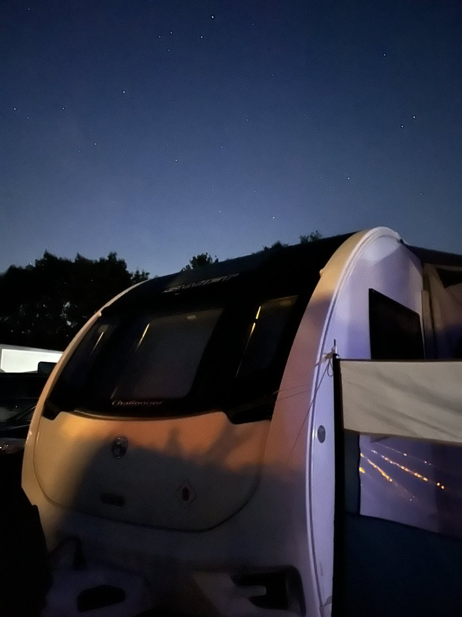 Such a clear #stary night <a href="/candmclub/">Caravan and Motorhome Club</a> Rookesbury Park with the <a href="/swiftgroup/">Swift Group</a> #caravan #caravanning #touring