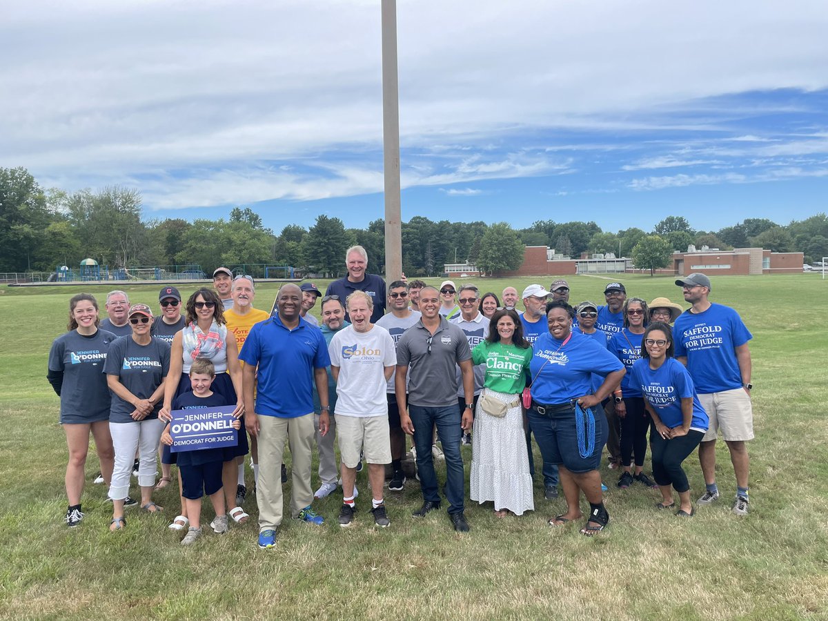 chrisronayne's tweet photo. Democrats United! Thanks to all working to get voters registered &amp; working to get out the vote. 2 days to August 2nd &amp; 100 Days to November 8th. Let’s do this! https://t.co/0OzabBm6ih
