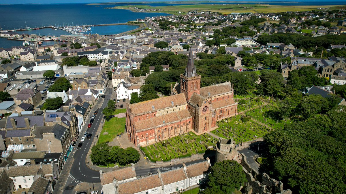 ByOrkney's tweet photo. St Magnus Cathedral in all its glory! https://t.co/7AdlU91kzK