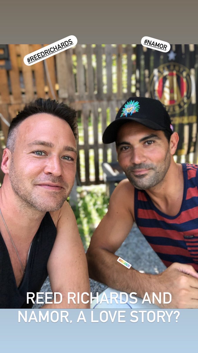 KyleZingler's tweet photo. #reedrichards and #namor a love story?? https://t.co/2biZAHgXeW