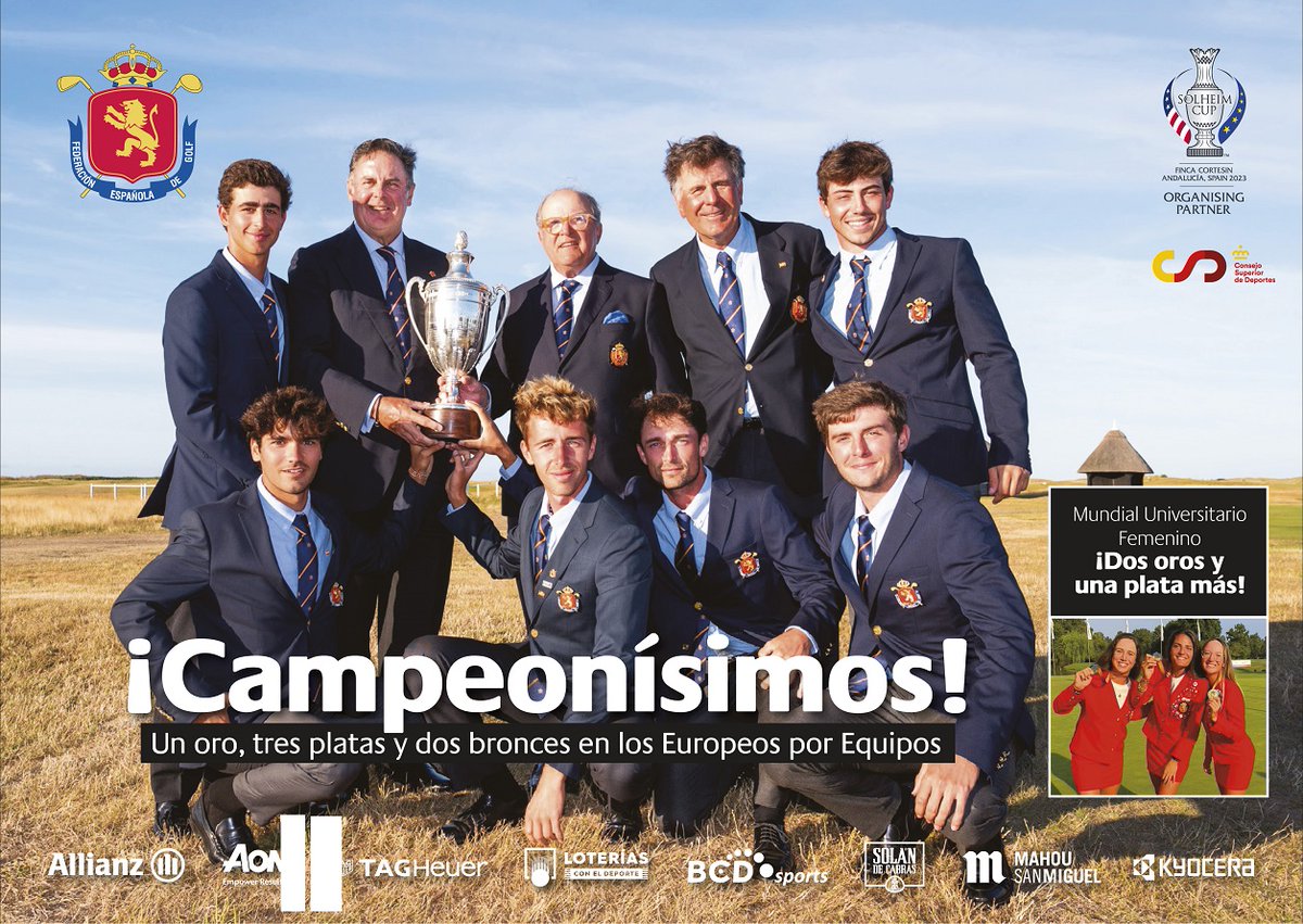 📗Revista Digital RFEG Agosto 2022

🏆¡Campeonísimos, en portada!

¿Sabes cuántos triunfos y medallas han conseguido los golfistas españoles en el último mes?

👉Pues aquí tienes la respuesta, que son muchos rfegolf.es/revista/103/