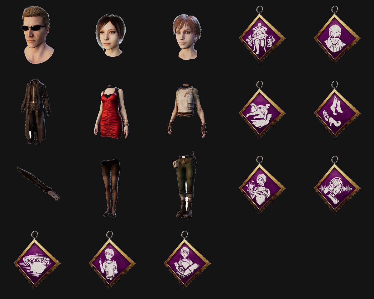 FanaticfanL's tweet photo. Leaked "Resident Evil characters that are coming to Dead By Daylight. #DeadByDaylight #Leaks #Leaked #DeadByDaylightLeaks #ResidentEvil #Charaters #Capcom @DeadByBHVR @DbDMobile @CapcomUSA_ @RE_Games @ResidentEvil https://t.co/1MktBBDydG