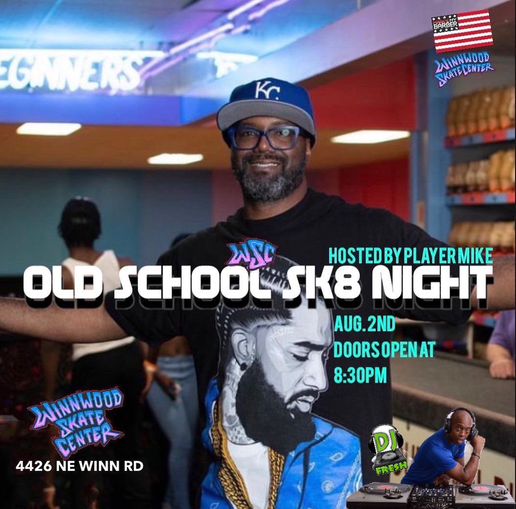 EAndETuesdaySk8's tweet photo. 🔥THIS TUESDAY 🔥 #PlayerMike HOSTS #OldSkoolSk8Nite AT Winnwood Skate Center 🛼 Doors open at 8:30pm ⚠️ Get tickets NOW 🎟 👉🏽 https://t.co/PihmwQ3VtU https://t.co/2MohcFNJ31