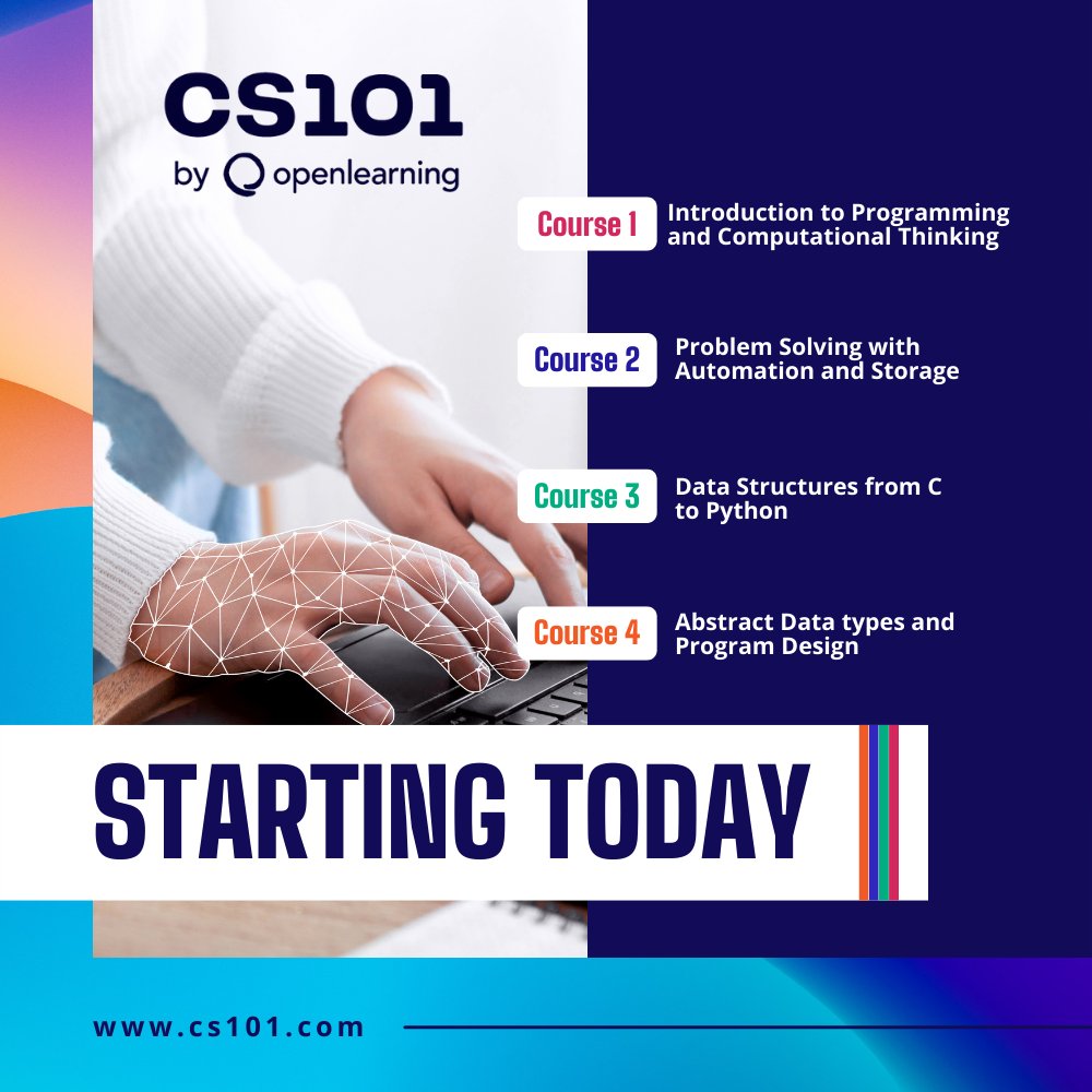 Cs101_OL's tweet photo. We are now LIVE! 🚀

Starting today, our four short courses within the @Cs101_OL are kicking off for our #August Intake!

✅ 100% online, 6 to 8 weeks part-time with multiple cohort intake dates available for 2022.

It's not too late to join, visit here: https://t.co/qqcKMMQwO7 https://t.co/uu6scmMw4S