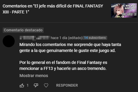 GeraruTaru's tweet photo. Bueno, eso de por lo general... 
Quizá los que odian FF13 son los que hacen más ruido y eso que la mayoría seguro ni lo ha jugado, ya ni decir terminado.
¿Pero y lo que mola repetir lo que dice el streamer grande  de turno o cualquier otra persona sin parar a pensar por ti mismo? https://t.co/eIA2mp5gaX