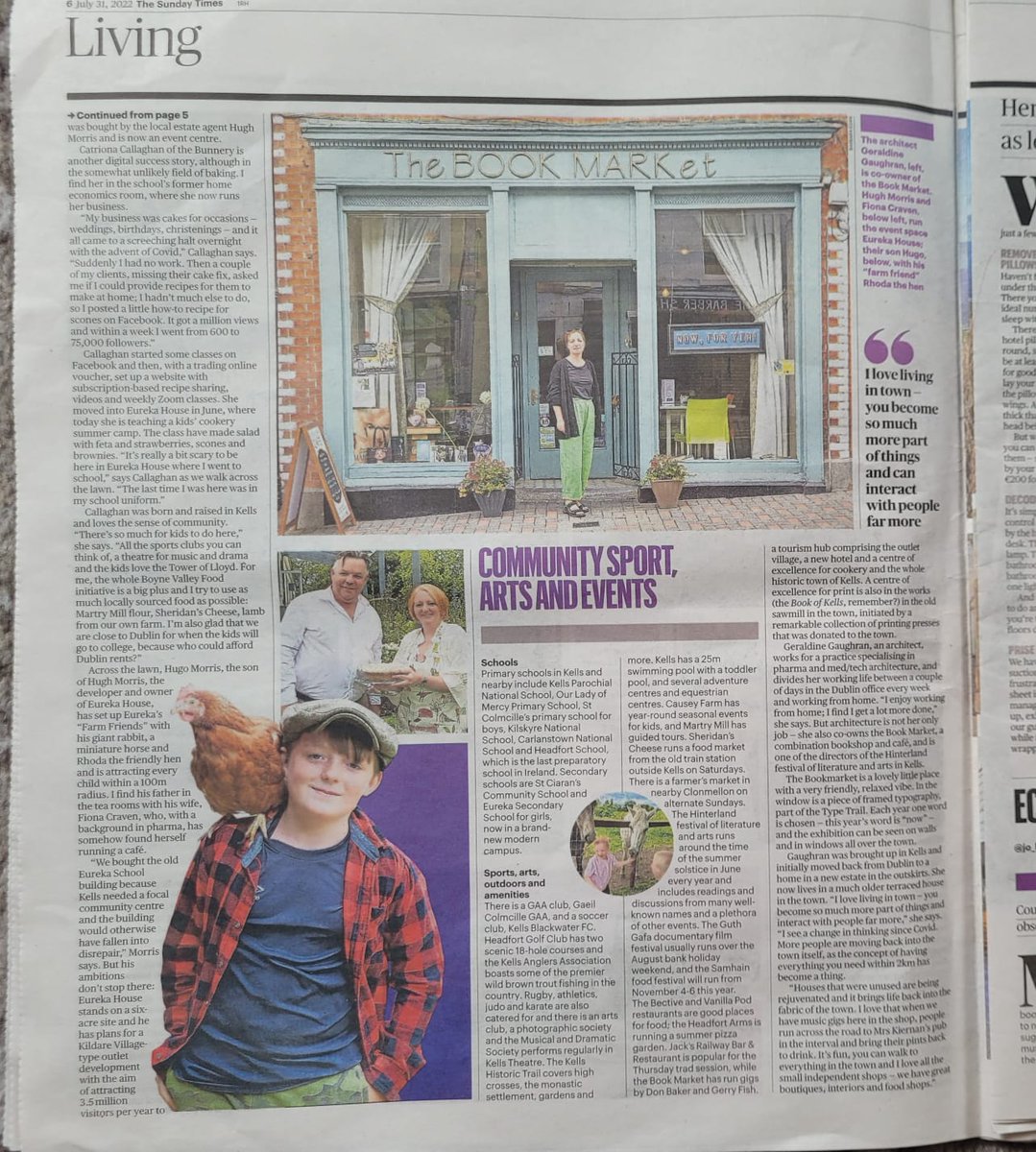 Lovely piece in today's @thetimesIE about living in #Kells - thanks Barbara Egan 
<a href="/BOOKMARKETcafe/">the BOOK MARKet cafe</a> <a href="/Headfort/">Headfort Arms Hotel</a> <a href="/eurekahouse1/">Eureka House</a> <a href="/meathcoco/">Meath County Council</a> <a href="/HinterlandKells/">Hinterland Kells</a> <a href="/KellsTypeTrail/">Kells Type Trail</a> <a href="/GuthGafa/">Guth Gafa Festival</a> <a href="/BunneryThe/">The bunnery</a> <a href="/BoyneValleyFlav/">Boyne Valley Flavours</a> <a href="/headfortschool/">Headfort School</a>