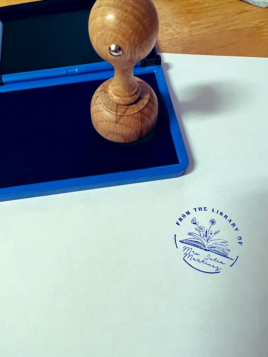 Thank you to whomever gifted me my stamp! It’s perfect!