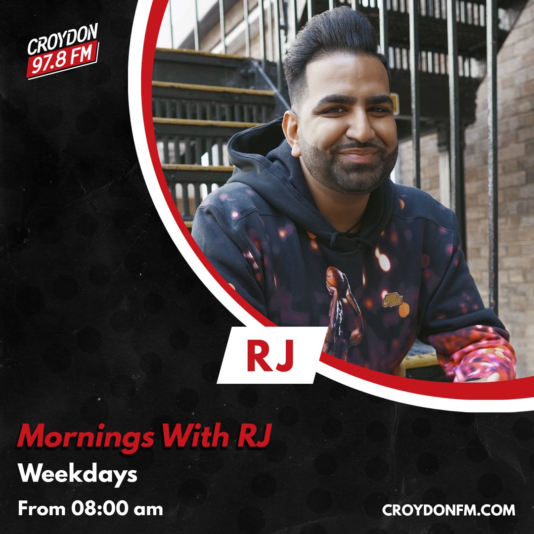 ⏰ We go live again at 8am w/ <a href="/RJPresents/">RJ</a> for Mornings With RJ!

In the meantime enjoy the CFM playlist 

croydonfm.com or 97.8FM (London)