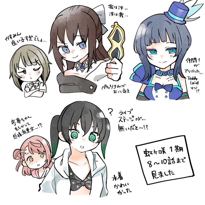 虹ヶ咲初見の感想です④ 