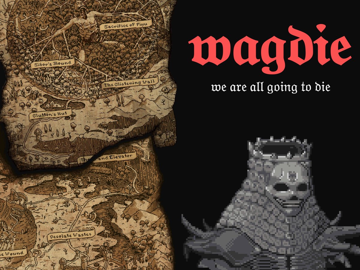Go figure... of the narratively-focused projects that came to play, only the one with a year of story development has retained its staying power.

<a href="/wagdie_eth/">𝔚𝔢 𝔞𝔯𝔢 𝔄𝔩𝔩 𝔊𝔬𝔦𝔫𝔤 𝔱𝔬 𝔇𝔦𝔢</a> has just flipped a bunch of the projects that tried to copycat its formula. #LetsFuckingDie

🔥 opensea.io/collection/we-…