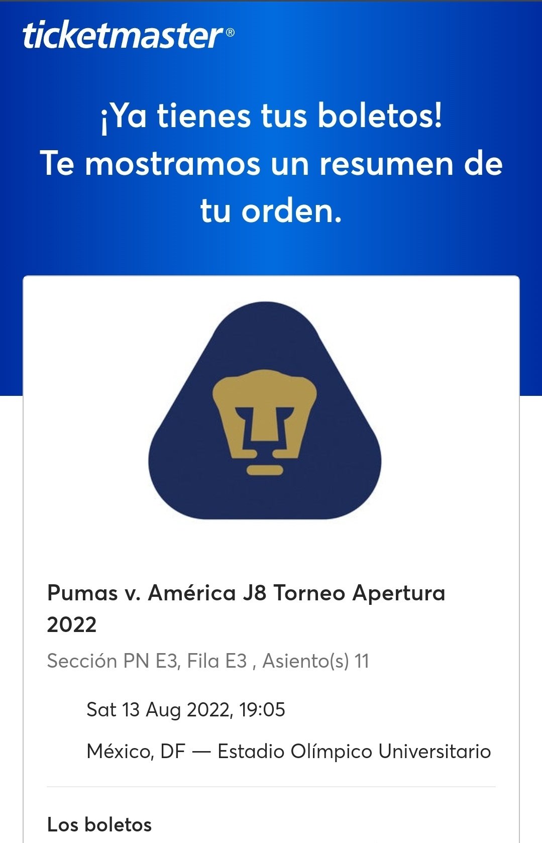 Análisis Puma on Twitter "A la venta los boletos para el Pumas vs