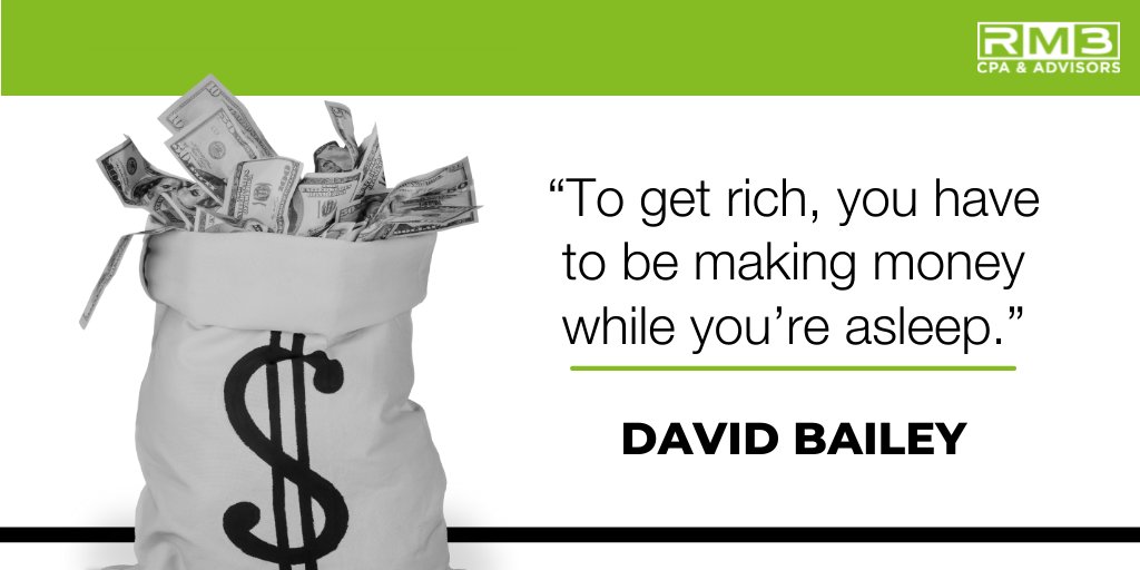RM3CPA's tweet photo. I hate to break it to you but if you limit your money-earning abilities to eight hours a day, you’re not going to find financial freedom. In order to build wealth, you must make money when you’re sleeping. 😴

#financequote #invetment #finance https://t.co/QPxA0j72Xu