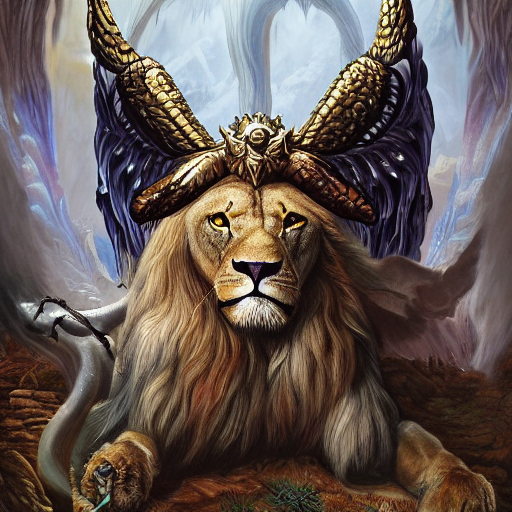 ImpershblKnight's tweet photo. A Lion, A Bull, a Man, and an Eagle, each covered in eyes with six wings, worshiping at the Crystal sea throne of God in Heaven, trending on ArtStation
#Revelation4 #Bible #Christianity #AIart #stableDiffusion https://t.co/C8uaf9UPXr