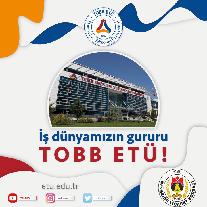 İş dünyamızın gururu TOBB ETÜ! etu.edu.tr