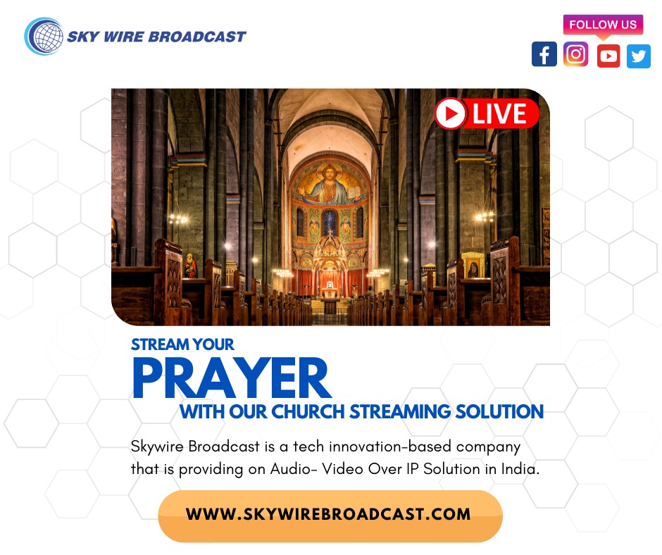 skywireindia's tweet image. #livestreaming #videocastptzcamera #videoencoder #4gbondingencoder #skywirebroadcast #church #prayerstreaming #livestreamingdevice