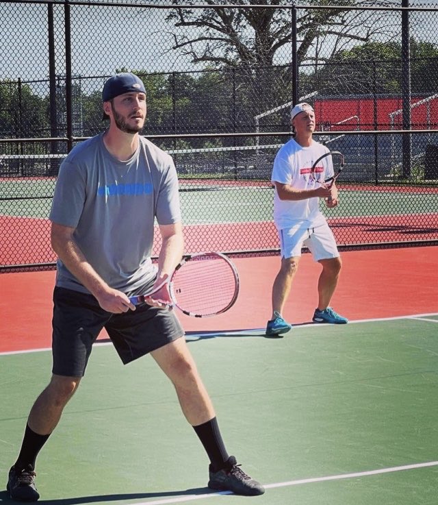 mamaschoch's tweet photo. My progeny and 🎾❤️ https://t.co/n41jWk1s6h