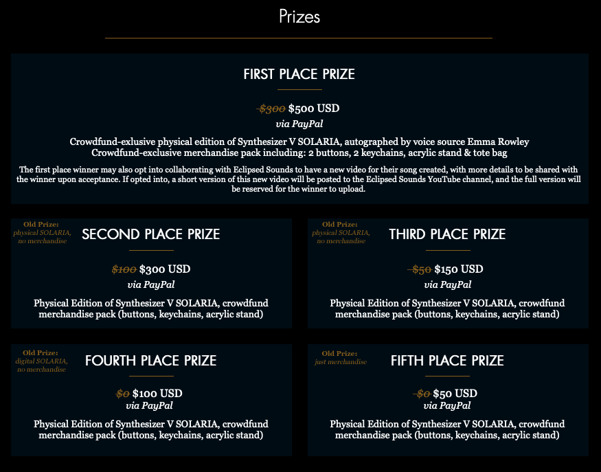 Eclipsed Sounds on Twitter "But first the prizes! With such a huge