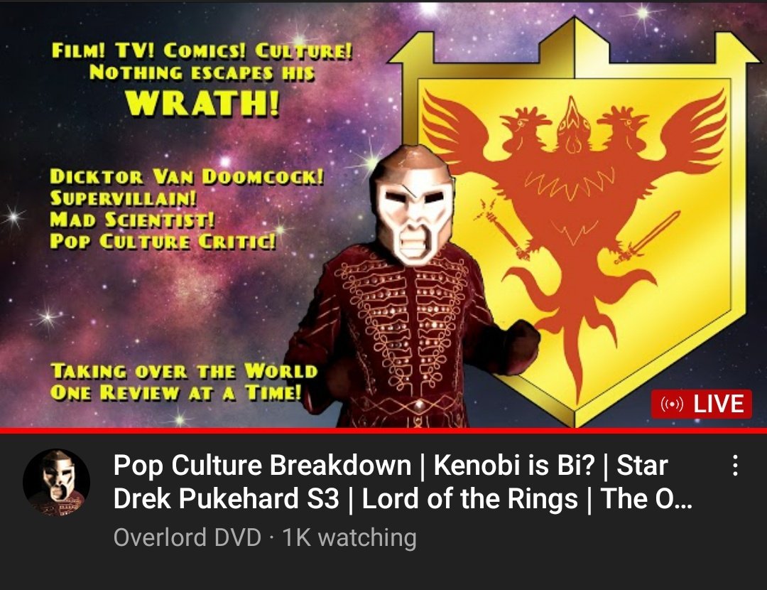 GNinjuh's tweet photo. ๐ธ #Doomcock๐ PRESENTS
#PopCultureBreakdown ๐ดLIVE
#Kenobi Is #bi? | #StarDrek #Pukehard S3 | #LordOfTheRings | #TheORVILLE
BREAKING IT DOWN TONIGHT:
@doomcock
@GaryAmbrosia
@RancorSteve
@MikeCanulSJ
@MrNailsin
@AndyMasterson6
@nation_orville https://t.co/ttBwnuk32X https://t.co/YP5AQ1AH8v