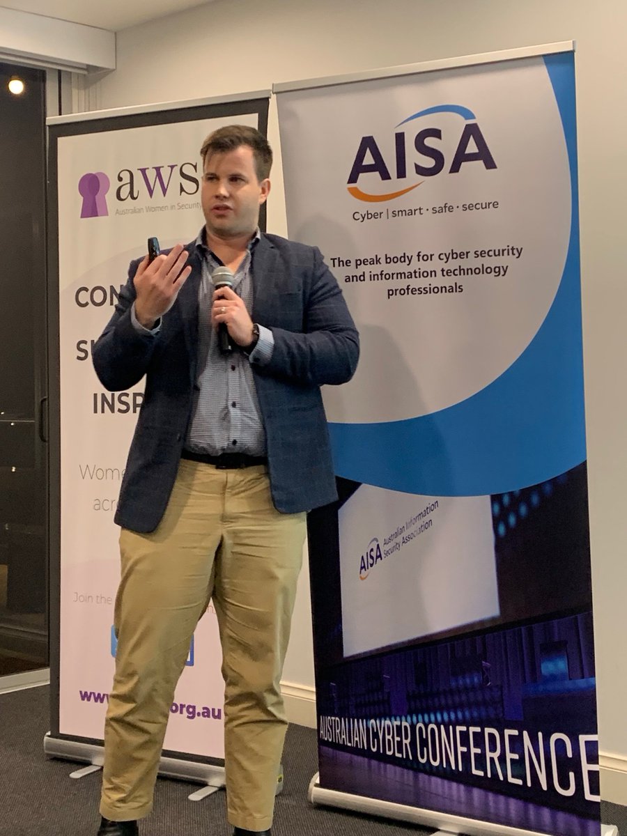 CyberCX (@cybercx) on Twitter photo Attendees at Friday's <a href="/AISA_National/">AISA National</a> & <a href="/awsn_au/">AusWomenInSecurity</a> meet-up in Adelaide enjoyed an evening of networking and insights, including those of CyberCX's Paul Kemp - Director of GRC, on the importance of leadership in #cybersecurity and his individual journey to cyber leadership Attendees at Friday's <a href="/AISA_National/">AISA National</a> & <a href="/awsn_au/">AusWomenInSecurity</a> meet-up in Adelaide enjoyed an evening of networking and insights, including those of CyberCX's Paul Kemp - Director of GRC, on the importance of leadership in #cybersecurity and his individual journey to cyber leadership