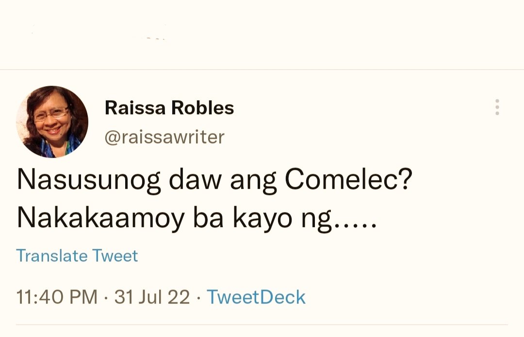 Intrigera.

(Also, WRONG USAGE of ELLIPSIS. Either you use three or four dots, not five. For a supposed "journalist," saang grammar rule book niya hinugot yan?)