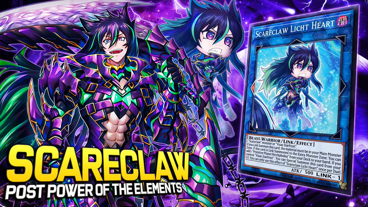 Ladies and Gentlemen! Scareclaw Deck POST P.O.T.E | Replays  + Decklist   | EDOPRO Link: https://t.co/U8QhuQfleI #Yugioh #Scareclaw  #poweroftheelements