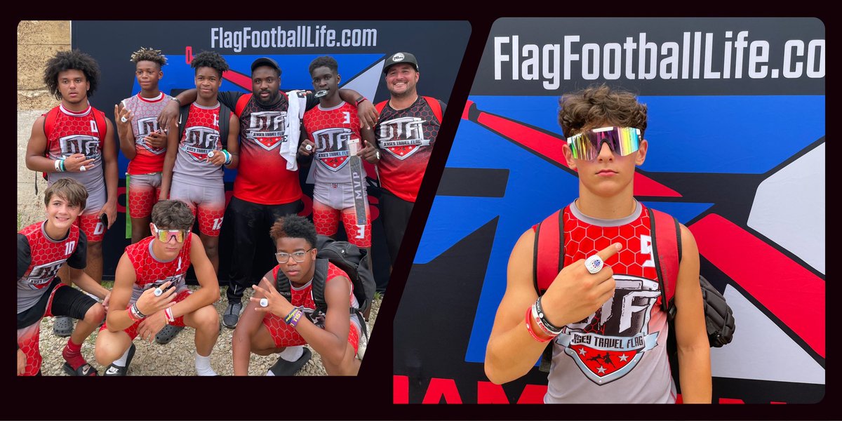 AnthonyTirico's tweet photo. Happy to end the season with a ring!  Couldn’t have done it without my teammates and coaches by my side. @NJFlag @bhandy25 @ZortsSports @QBHitList @Youth1Media @Youth1Football @ChrisHixsonQB @GMTMSports @Football_Motiv @HurricanesRv https://t.co/JRNul4xCll
