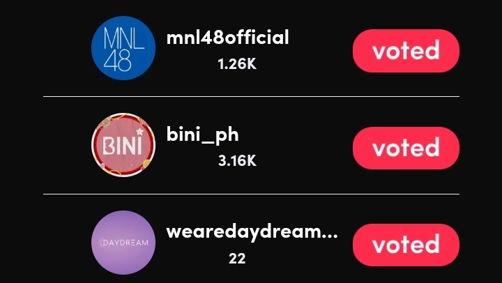 Poll4PPOP's tweet photo. Vote your favorite PPOP Groups here:
https://t.co/s3ETAKWWmL

#bini #bgyo #sb19 #mnk48 #kaia #g22 #alamat #1stone #TikTokAwardsPH2022 https://t.co/ezGR9mAjkA