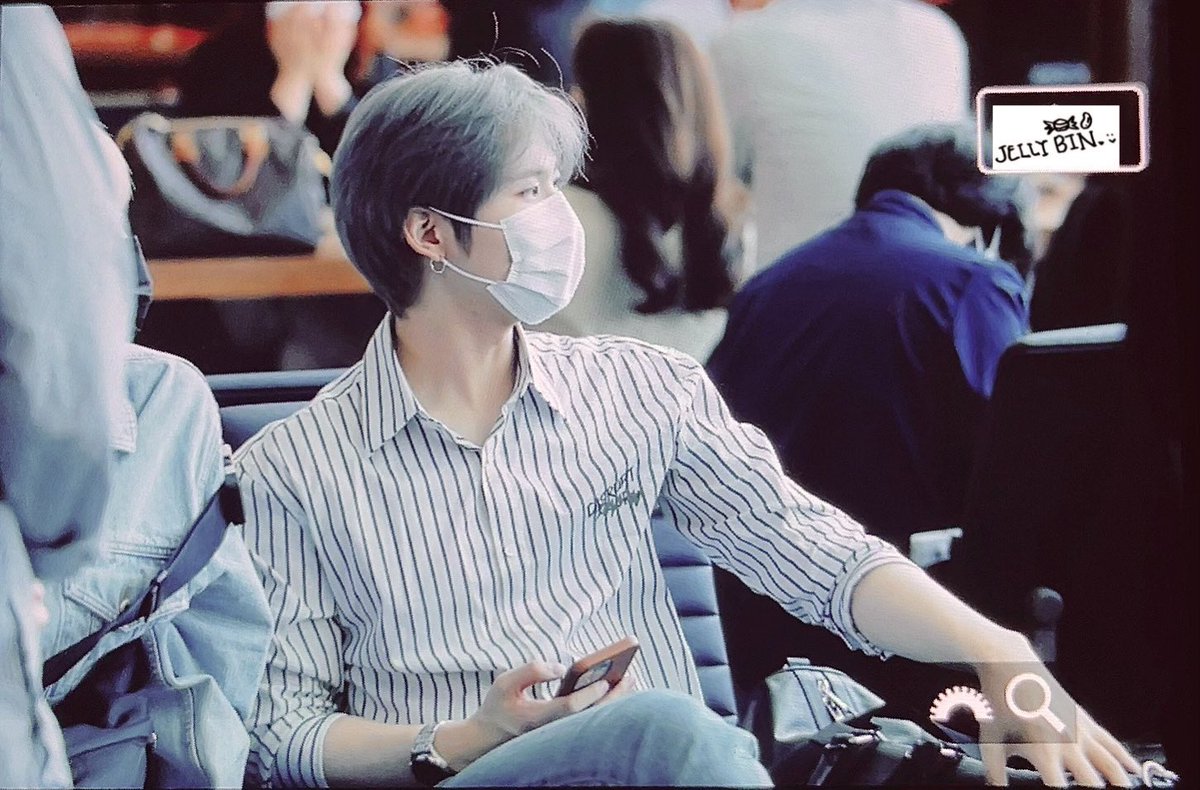 seorubyst's tweet image. Woobin nailed every departure airport  preview 💗